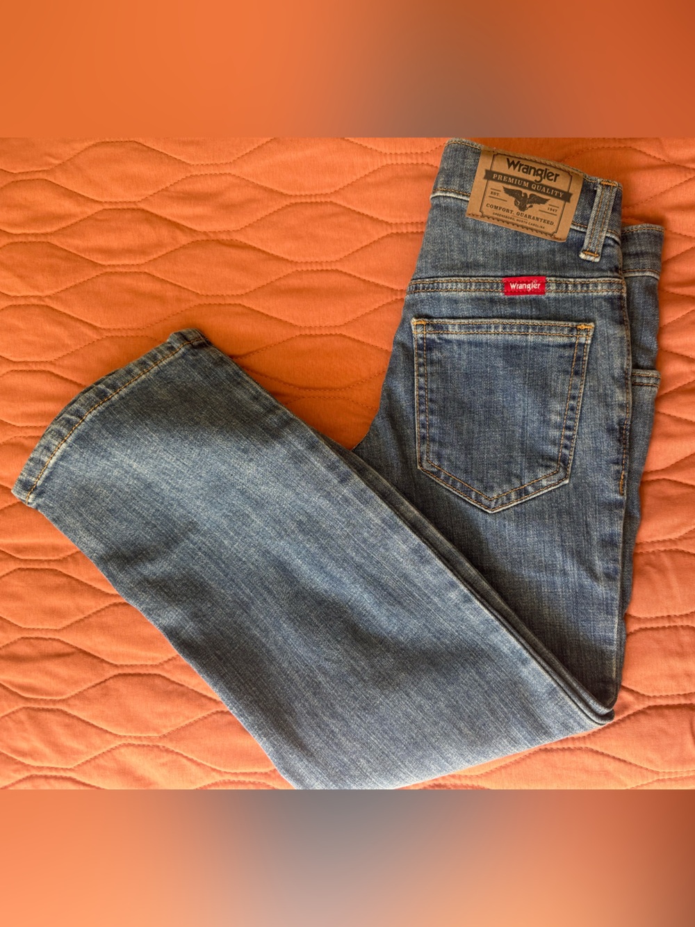 Wrangler Classic Boot Cut Jeans – Boys Size 8 Regular